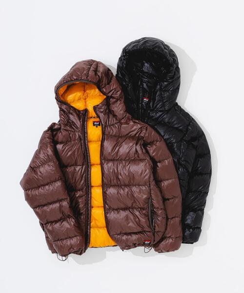 NANGA（ナンガ）の「『別注』NANGA×EKAL　クラシックダウンジャケット（ダウンジャケット/コート・メンズ・ブラック/ブラウン・MEDIUM/LARGE）」の12枚目の写真