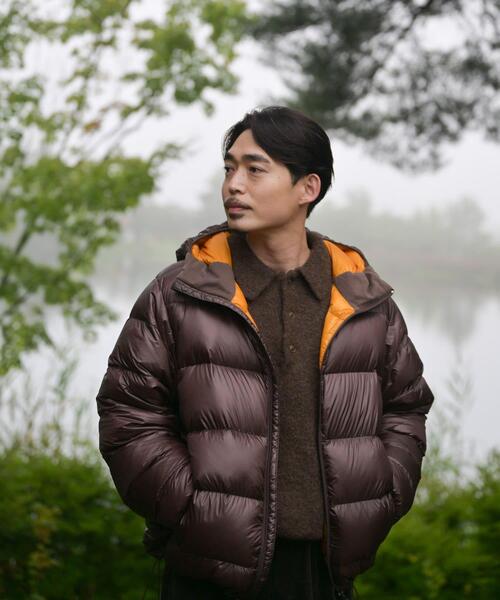 NANGA（ナンガ）の「『別注』NANGA×EKAL　クラシックダウンジャケット（ダウンジャケット/コート・メンズ・ブラック/ブラウン・MEDIUM/LARGE）」の11枚目の写真