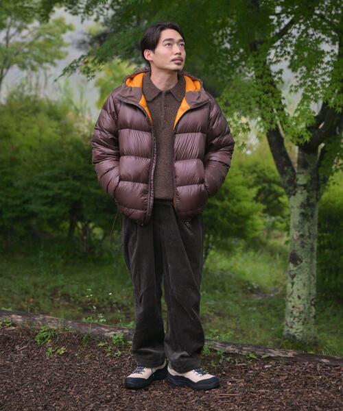 NANGA（ナンガ）の「『別注』NANGA×EKAL　クラシックダウンジャケット（ダウンジャケット/コート・メンズ・ブラック/ブラウン・MEDIUM/LARGE）」の9枚目の写真