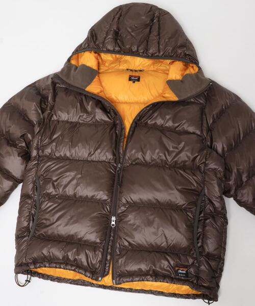 NANGA（ナンガ）の「『別注』NANGA×EKAL　クラシックダウンジャケット（ダウンジャケット/コート・メンズ・ブラック/ブラウン・MEDIUM/LARGE）」の7枚目の写真
