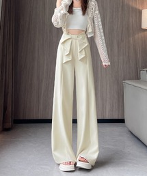 ReRe（リリ）の「フロントリボンハイウエストパンツ（その他パンツ）」