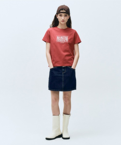 MARITHE + FRANCOIS GIRBAUD(マリテフランソワジルボー)の「W CLASSIC LOGO TEE(Tシャツ/カットソー・レディース・Cream/Black/ライトパープル/Navy/White/ライトグリーン系/Red・SMALL/MEDIUM)」の18枚目の写真