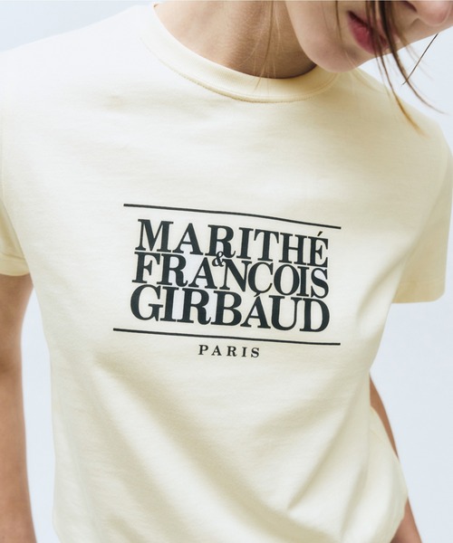 MARITHE + FRANCOIS GIRBAUD(マリテフランソワジルボー)の「W CLASSIC LOGO TEE(Tシャツ/カットソー・レディース・Cream/Black/ライトパープル/Navy/White/ライトグリーン系/Red・SMALL/MEDIUM)」の10枚目の写真