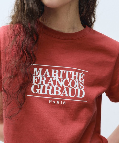MARITHE + FRANCOIS GIRBAUD(マリテフランソワジルボー)の「W CLASSIC LOGO TEE(Tシャツ/カットソー・レディース・Cream/Black/ライトパープル/Navy/White/ライトグリーン系/Red・SMALL/MEDIUM)」の16枚目の写真
