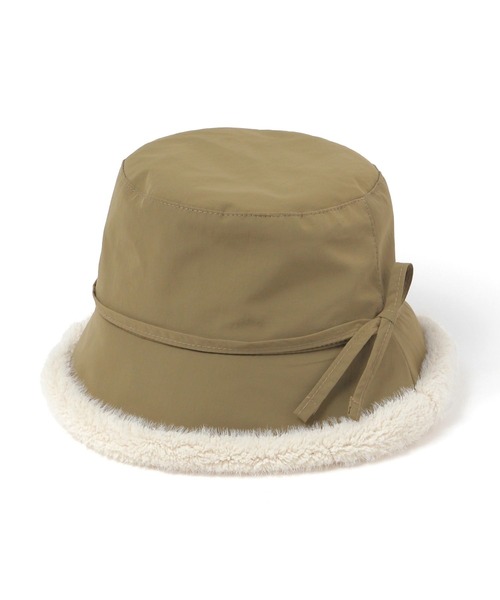 FOUND GOOD(ファウンドグッド)の「ボアツキハット(ハット・レディース・グリーン系8/ブラック/アイボリー・FREE)」の6枚目の写真