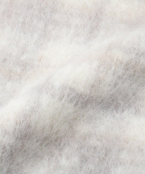 THE SHOP TK （ザ ショップ ティーケー ）の「【大き目サイズ】大人ふわふわチェックマフラー（ストール/ショール・レディース・ネイビー系1/アイボリー系1/ワイン系3・00）」の6枚目の写真