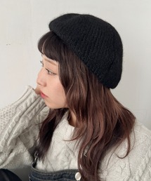 SOLLON. | モヘアニットベレー帽(ハンチング/ベレー帽)