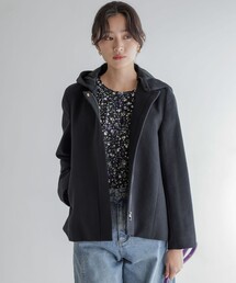 ウールモッサ ショートコート