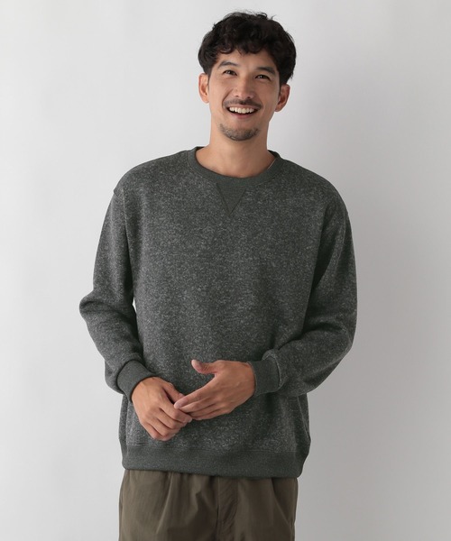 FOUND GOOD（ファウンドグッド）の「ニットフリースプルオーバー（ニット/セーター・メンズ・グレー系/グレー系8/ネイビー・S/M/L/XL）」の11枚目の写真