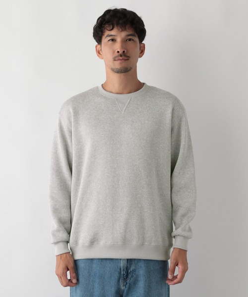 FOUND GOOD（ファウンドグッド）の「ニットフリースプルオーバー（ニット/セーター・メンズ・グレー系/グレー系8/ネイビー・S/M/L/XL）」の16枚目の写真