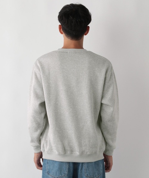 FOUND GOOD（ファウンドグッド）の「ニットフリースプルオーバー（ニット/セーター・メンズ・グレー系/グレー系8/ネイビー・S/M/L/XL）」の18枚目の写真