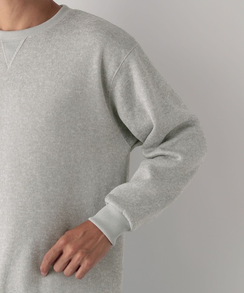 FOUND GOOD（ファウンドグッド）の「ニットフリースプルオーバー（ニット/セーター・メンズ・グレー系/グレー系8/ネイビー・S/M/L/XL）」の20枚目の写真