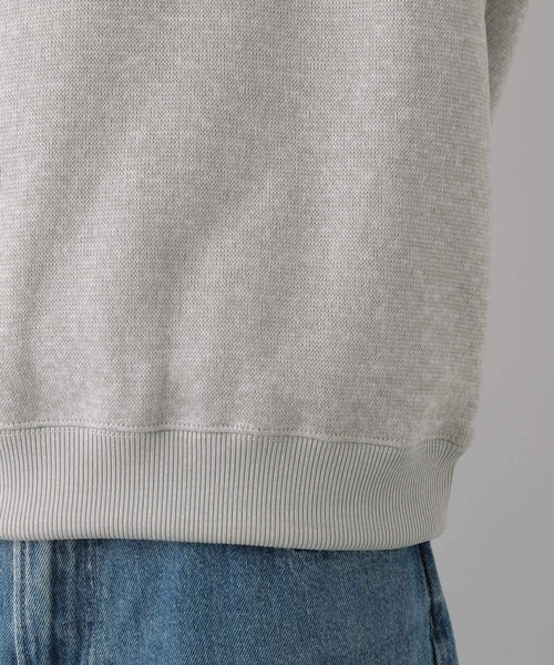 FOUND GOOD（ファウンドグッド）の「ニットフリースプルオーバー（ニット/セーター・メンズ・グレー系/グレー系8/ネイビー・S/M/L/XL）」の21枚目の写真