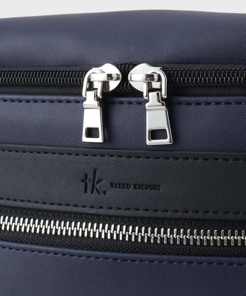 tk.TAKEO KIKUCHI(ティーケータケオキクチ)の「ビッグボディバッグ(ボディバッグ/ウエストポーチ・メンズ・ブラック系4/ネイビー系4・00)」の6枚目の写真