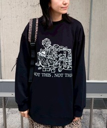 Candy Stripper（キャンディストリッパー）の「NOT THIS,NOT THAT SWEAT ワンピース（スウェット）」