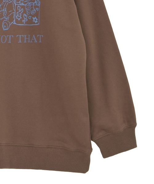 Candy Stripper(キャンディストリッパー)の「NOT THIS,NOT THAT SWEAT ワンピース(スウェット・レディース・ブラック/ブラウン/オフホワイト・FREE)」の9枚目の写真