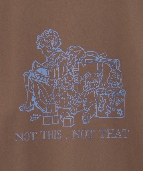 Candy Stripper(キャンディストリッパー)の「NOT THIS,NOT THAT SWEAT ワンピース(スウェット・レディース・ブラック/ブラウン/オフホワイト・FREE)」の4枚目の写真