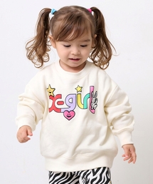 X-girl Stages | カラフルロゴ&キャラクタートレーナー(スウェット)