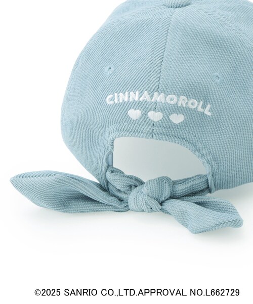 sanrio(サンリオ)の「【サンリオ】コーデュロイキャップ(キャップ・キッズ・パープル/サックスブルー・99)」の7枚目の写真