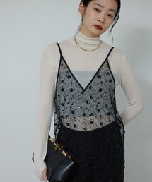 GALLARDAGALANTE | ビジューシアーキャミワンピース(ワンピース)