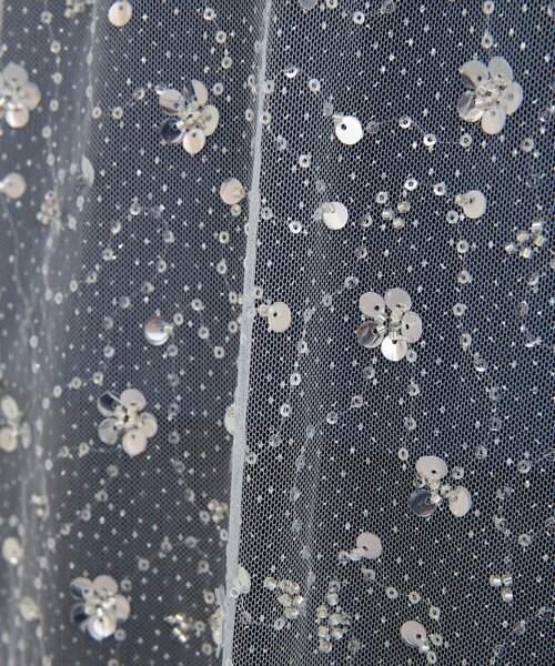 GALLARDAGALANTE（ガリャルダガランテ）の「ビジューシアーキャミワンピース（ワンピース・レディース・ライトグレー/ブラック・FREE）」の22枚目の写真