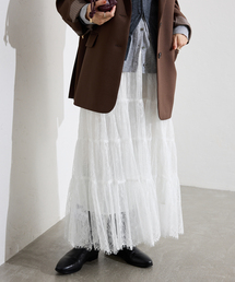 しーちゃん様　SLOBE IENA スカート ホワイト 新品未使用品 シャイニースカート（その他スカート）｜SLOBE IENA（スローブ