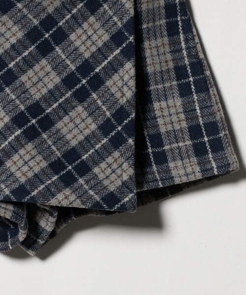 セール】チェック ラップキュロット（ネイビー） / キッズ 100cm-160cm