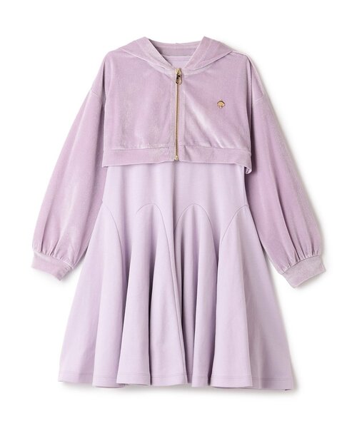 シアーベロアパーカ＆カットワンピースセット（ワンピース）｜kate