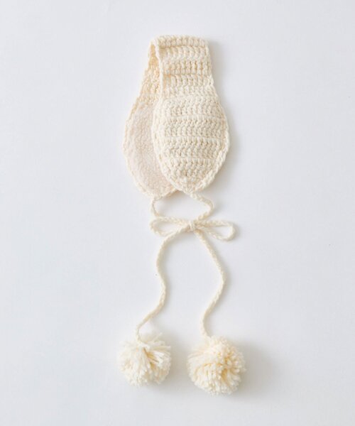 OLIVE des OLIVE（オリーブデオリーブ）の「ポンポンイヤマフ（イヤーマフ・レディース・グレー/オフホワイト・FREE）」の8枚目の写真