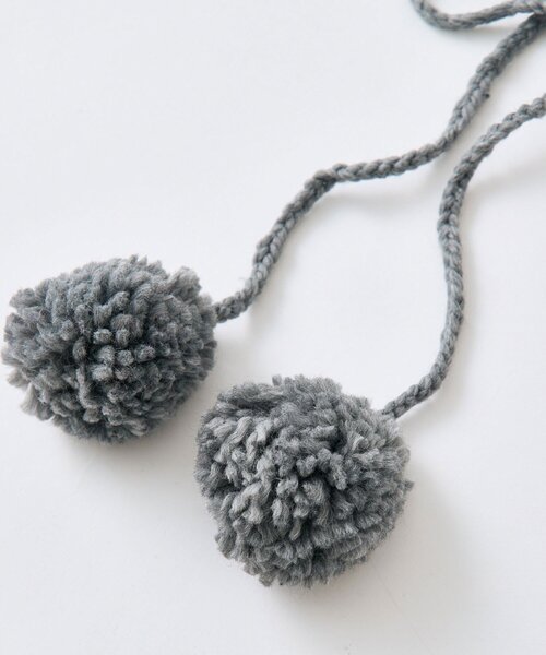 OLIVE des OLIVE（オリーブデオリーブ）の「ポンポンイヤマフ（イヤーマフ・レディース・グレー/オフホワイト・FREE）」の14枚目の写真