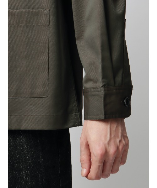 SUIT SQUARE(スーツスクエア)の「シャツアウター CANONICO OFFLIMITS ストレッチ 無地(シャツ/ブラウス・メンズ・グレー系/カーキ系/ブラック系・LL/L/M/S)」の15枚目の写真
