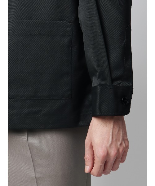 SUIT SQUARE(スーツスクエア)の「シャツアウター CANONICO OFFLIMITS ストレッチ 無地(シャツ/ブラウス・メンズ・グレー系/カーキ系/ブラック系・LL/L/M/S)」の22枚目の写真