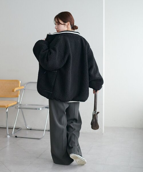 セール】【WEB限定】配色オーバーブルゾン（ブルゾン）｜DISCOAT