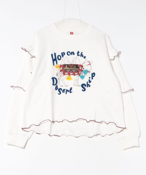 チャイハネ（チャイハネ）の「【チャイハネ】スアメルトレーナー（スウェット・レディース・ブラック/カーキ/ホワイト・FREE）」の2枚目の写真