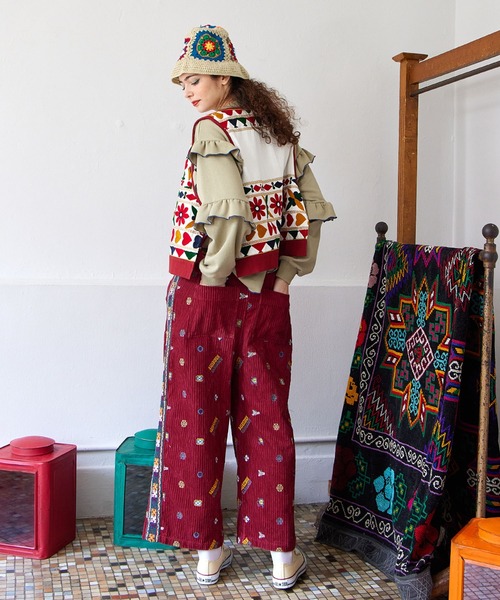 チャイハネ（チャイハネ）の「【チャイハネ】スアメルトレーナー（スウェット・レディース・ブラック/カーキ/ホワイト・FREE）」の17枚目の写真