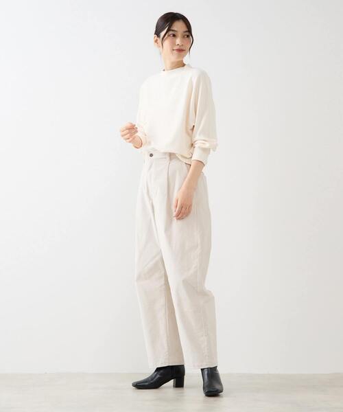 MELROSE claire（メルローズ クレール）の「【マイクロコールカーヴィーパンツ】（その他パンツ・レディース・クリーム/グレイッシュブルー/ブラウン・2/3/4）」の21枚目の写真