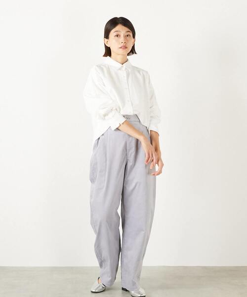 MELROSE claire（メルローズ クレール）の「【マイクロコールカーヴィーパンツ】（その他パンツ・レディース・クリーム/グレイッシュブルー/ブラウン・2/3/4）」の19枚目の写真