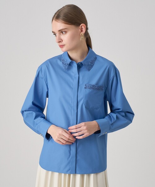 美品●アナイ　シャツ　ANAYI 36 ANAYI（アナイ） シャツワンピース 36 カーキ レディース : ZOZOTOWN