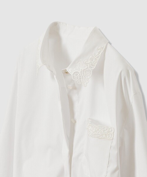 セール】エンブレム刺繍シャツ（シャツ/ブラウス）｜ANAYI（アナイ）の