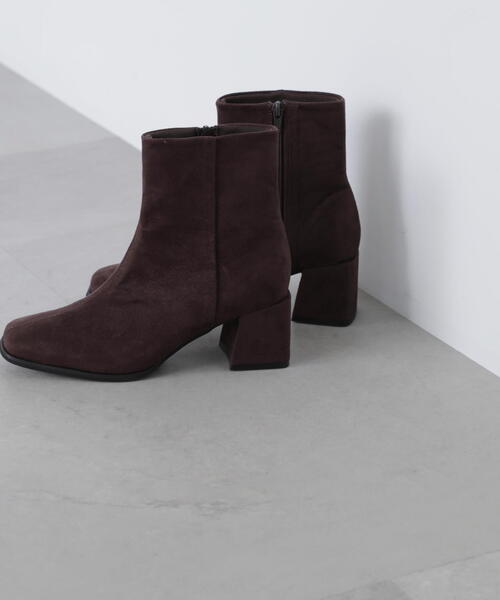 FREE'S MART(フリーズマート)の「オーバーヒールブーツ(ブーツ・レディース・ブラウン/ブラック・SMALL/MEDIUM)」の2枚目の写真