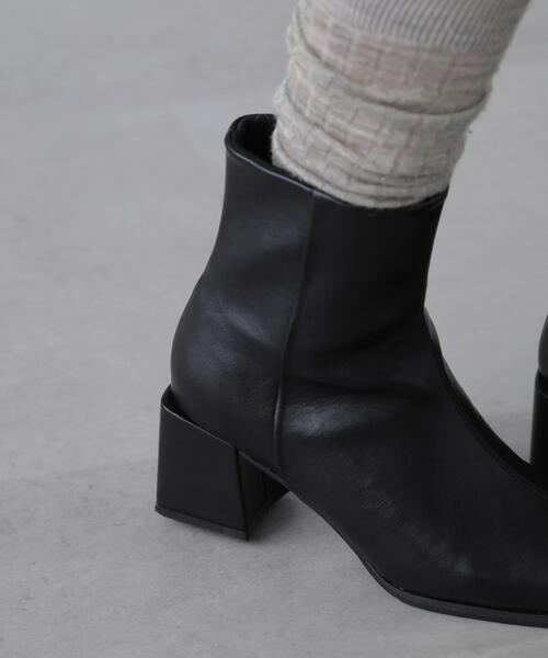 FREE'S MART(フリーズマート)の「オーバーヒールブーツ(ブーツ・レディース・ブラウン/ブラック・SMALL/MEDIUM)」の8枚目の写真