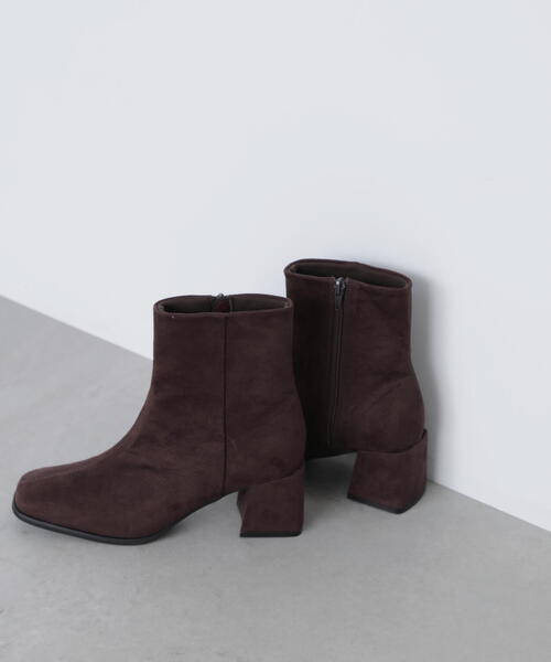 FREE'S MART(フリーズマート)の「オーバーヒールブーツ(ブーツ・レディース・ブラウン/ブラック・SMALL/MEDIUM)」の4枚目の写真