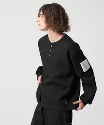 CITEN | <CITEN>ヘンリーネックワッフルロングスリーブシャツ(Tシャツ/カットソー)