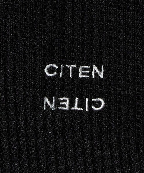 CITEN(シテン)の「<CITEN>ヘンリーネックワッフルロングスリーブシャツ(Tシャツ/カットソー・メンズ・ブラック/ホワイト・L/M)」の14枚目の写真