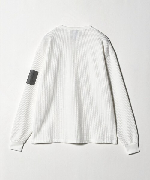 CITEN(シテン)の「<CITEN>ヘンリーネックワッフルロングスリーブシャツ(Tシャツ/カットソー・メンズ・ブラック/ホワイト・L/M)」の18枚目の写真