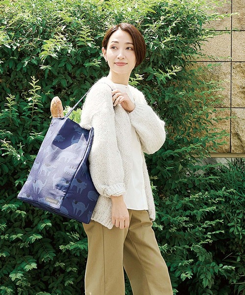 BACKYARD FAMILY(バックヤードファミリー)の「コ・コロ cocorotote2 ショッピングカートトート(クラッチバッグ・レディース・ブルー系その他2/グレー系その他/グレー/ボルドー/イエロー/ブルー系その他/ネイビー/ベージュ・FREE)」の9枚目の写真