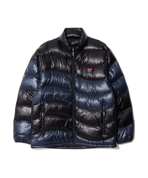 NANGA(ナンガ)の「MANASTASH/マナスタッシュ NANGA WAVE PUFFER JKT(ダウンジャケット/コート・メンズ・ブラック/マルチ/オリーブ系・S/M/L/XL)」の4枚目の写真