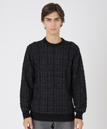 新品未使用タグ付クレストブリッジブラックレーベルクルーネックニットLサイズ WEB・一部店舗限定】クレストブリッジチェックタートルネック