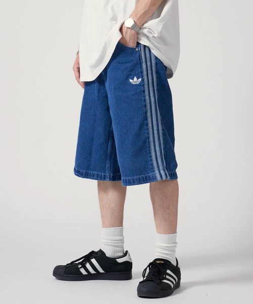 adidas/アディダス DENIM FIREBIRD SHORTS ファイアーバード ルーズ