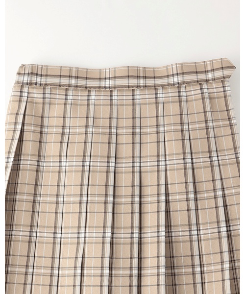 LOVETOXIC（ラブトキシック）の「【卒服・セレモニー】チェック柄プリーツスカパン（スーツスカート・キッズ・ブラック/アイボリー/ベージュ/ネイビー・L:160cm/M:150cm）」の14枚目の写真
